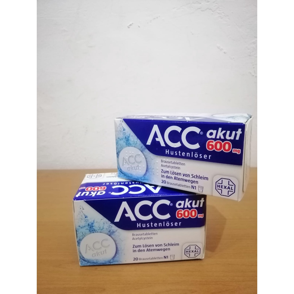 Obat Batuk ACC Akut 600 asli Jerman isi 20 tablet