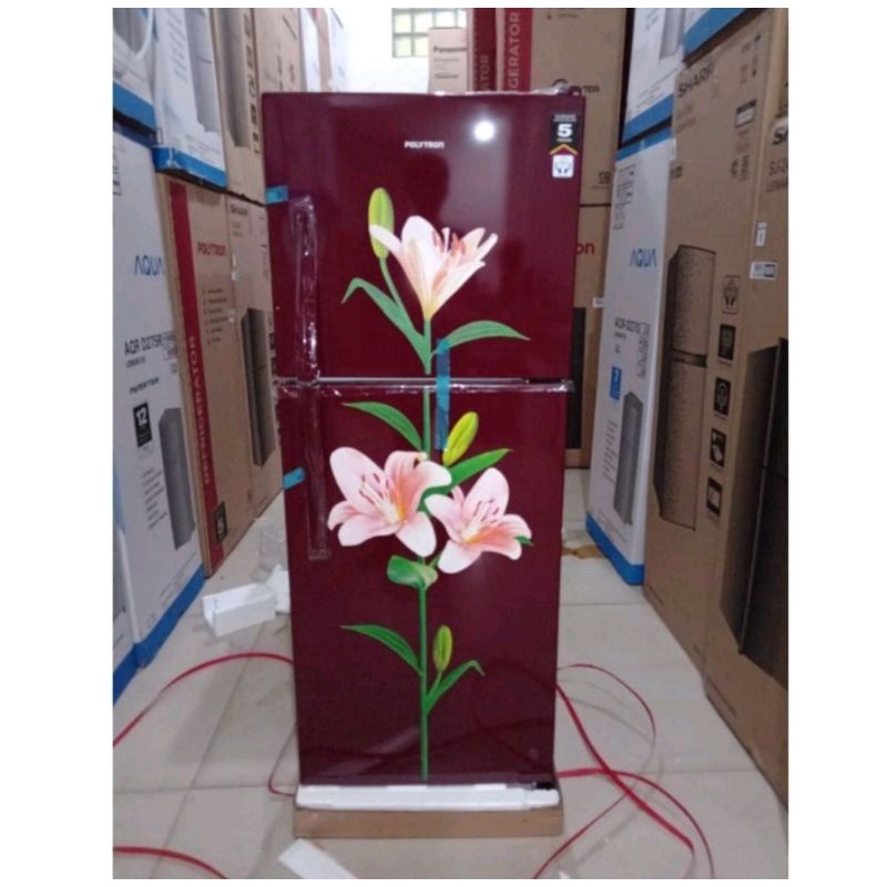 Kulkas 2 Pintu POLYTRON PRB 217 R/B 220 Liter Tanpa Bunga Es