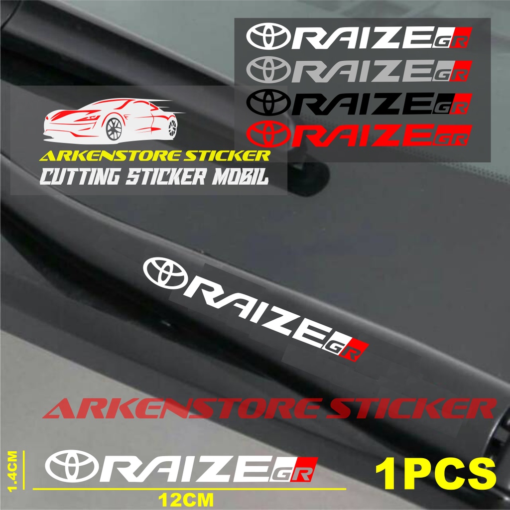 STICKER STIKER WIPER MOBIL RAIZE CUTTING STICKER WIPER MOBIL TOYOTA RAIZE GR SPORT