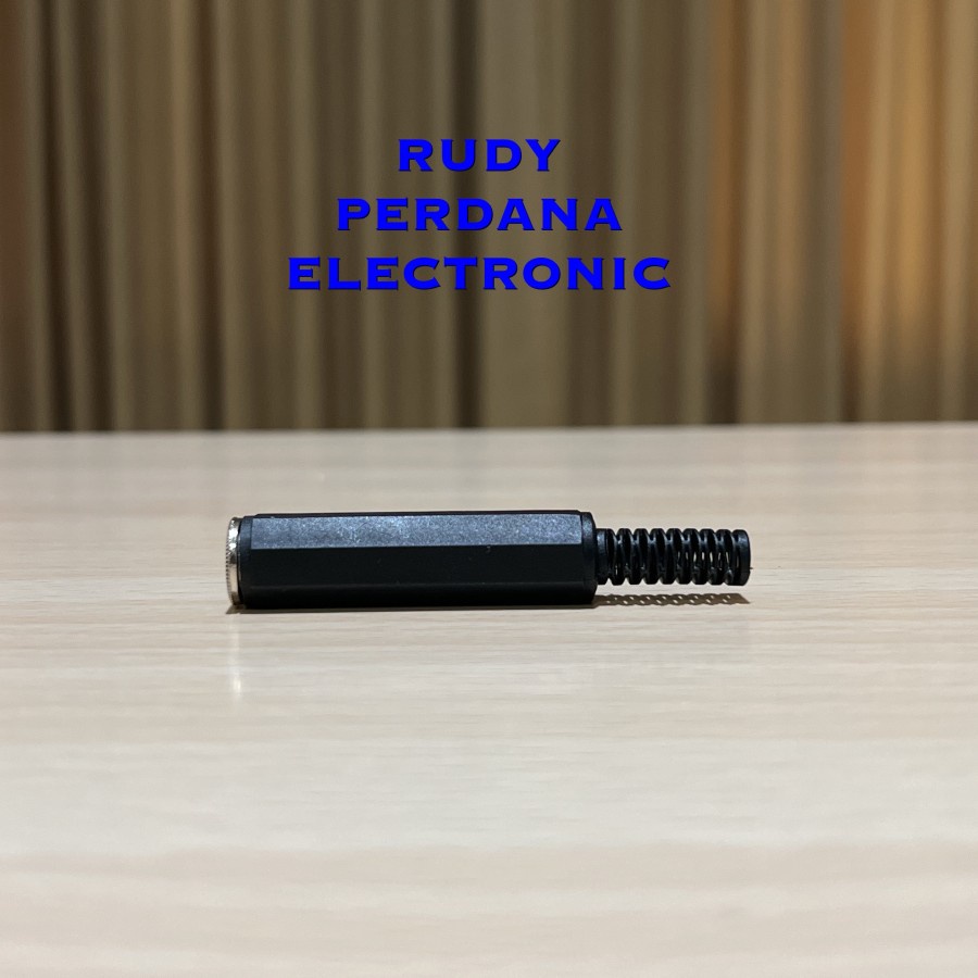 SOCKET SOKET AKAI 6.5MM 6.5 MM FEMALE MONO COVER JACK PVC PLASTIK