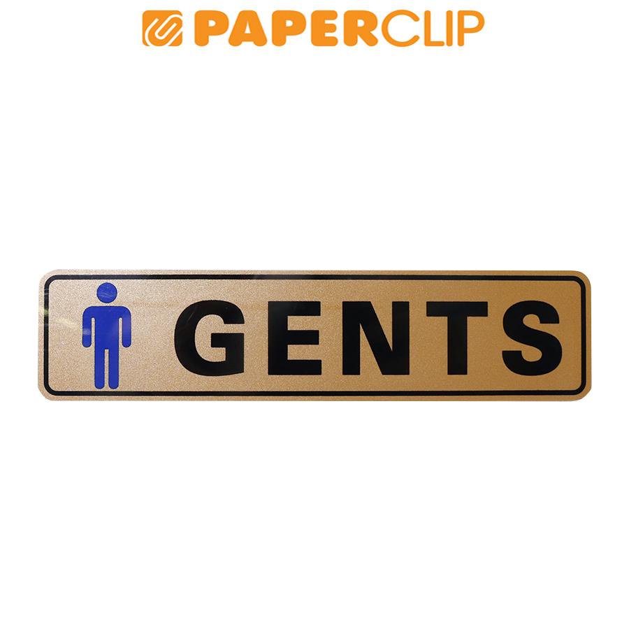 

SIGN LABEL MG 3A GD-03 GENTS