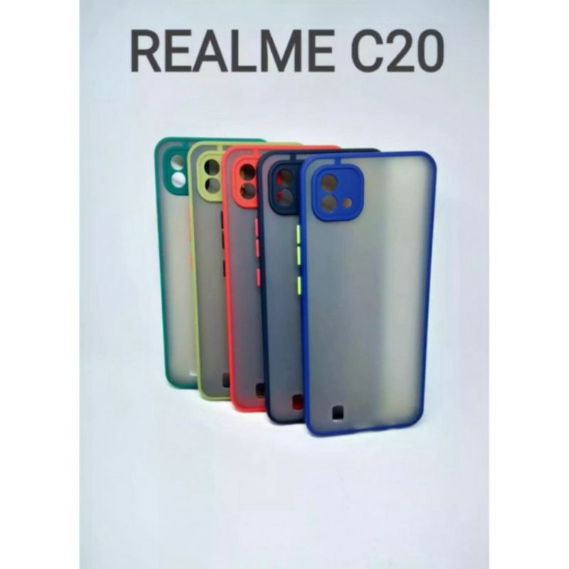 Softcase /Slicon Maycus casing hp Realme C20