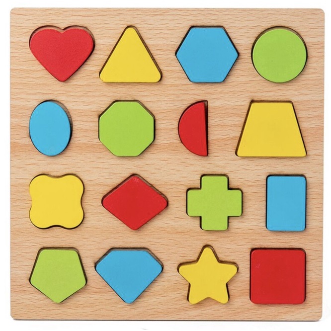 [PUZZLE MURAH] Chunky Puzzle Anak Puzzle Kayu Puzzle 3D Mainan Edukatif Huruf Angka Bentuk 3D
