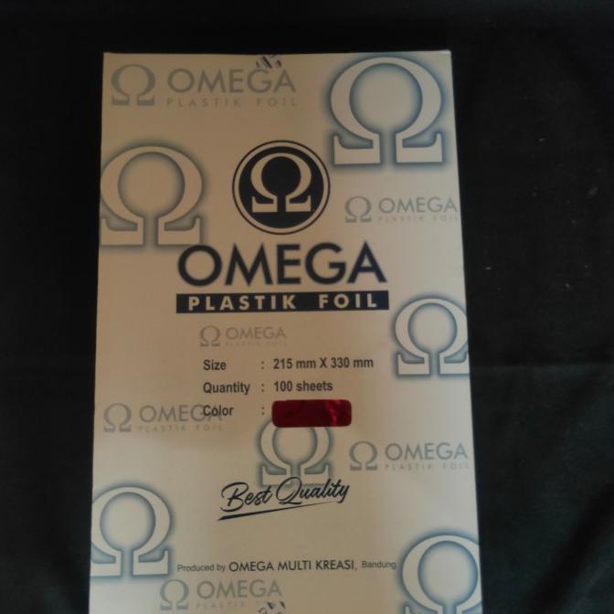

Omega plastik foil merah 215mm X 330mm terlaris