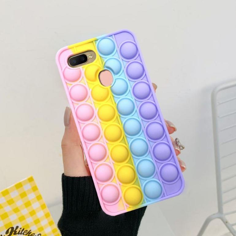 OPPO A5S A3S A7 A12 AF9 A15 A15S A16 A31 A33 A53 A54 A74 4g A95 ORIGINAL CASE POP IT POLOS –SRL.01Ja