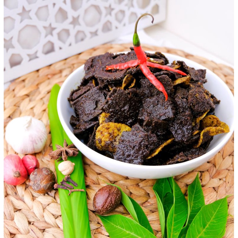 

DENDENG DAUN SINGKONG BUMBU RENDANG PADANG YOOO AMAK 250 GR