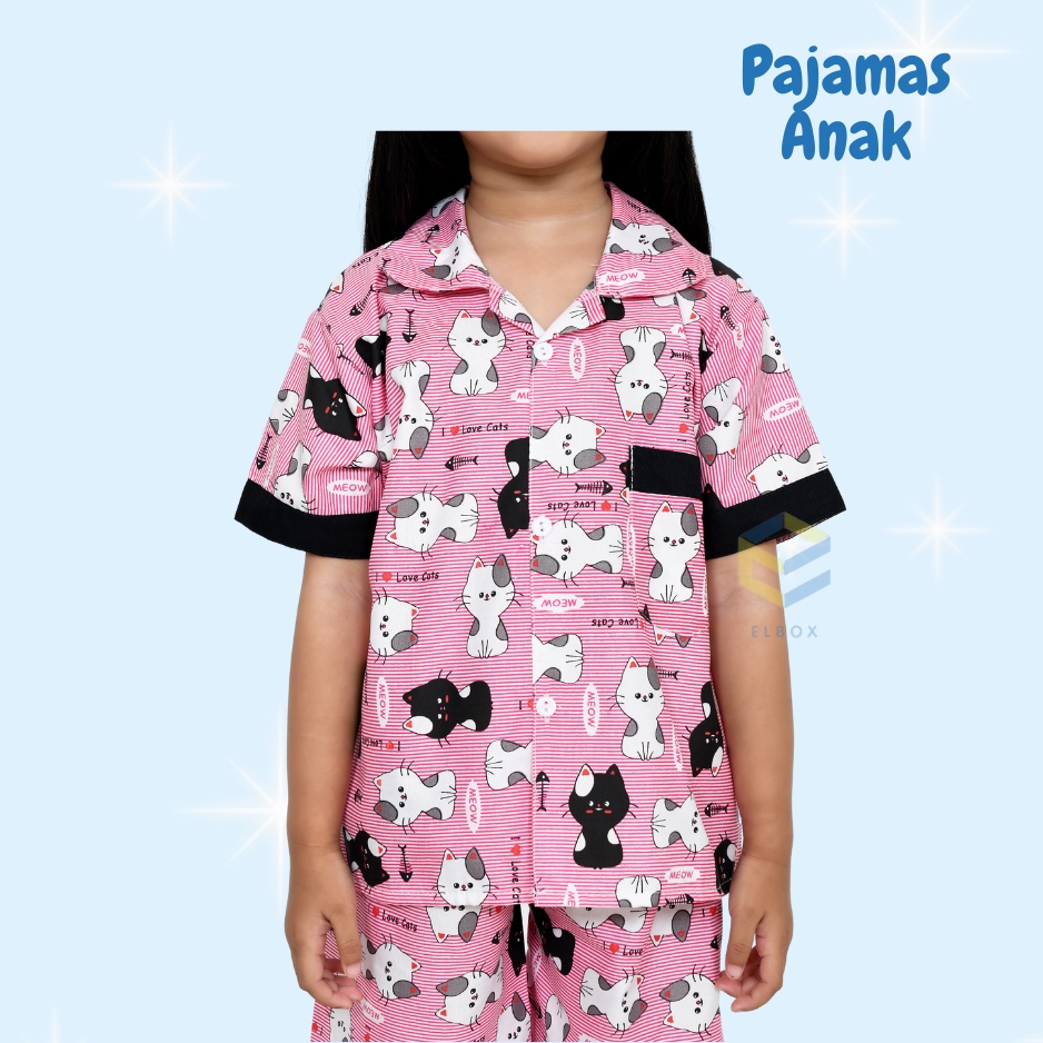 ELBOX Pajamas Pendek Anak 1-6 Tahun