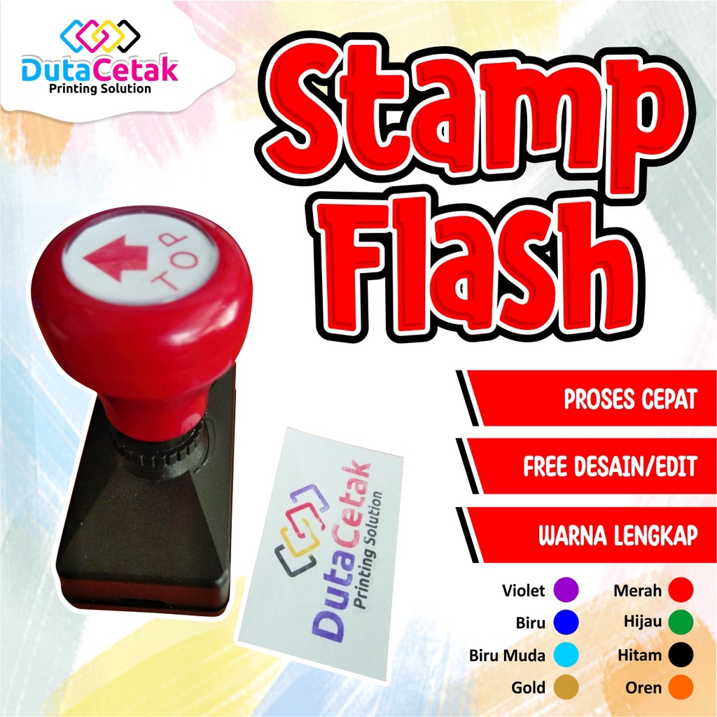 Cetak Stempel | stempel flash | stempel custom | cap