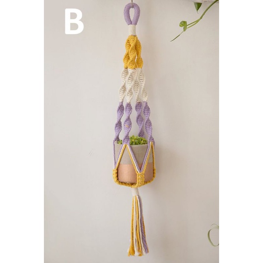 Gantungan Pot Macrame Aesthetic Part 2