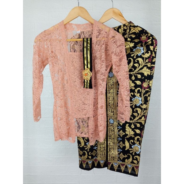 Set Kebaya Kebaya Modern Kebaya Brukat Bali Atasan Kebaya Lengan Panjang Brukat Kebaya Bali Kutu Baru Murah Grosir