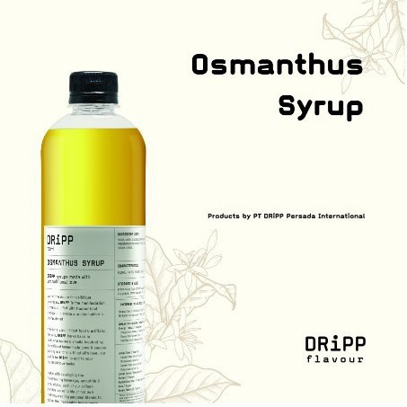 

DRIPP SYRUP OSMANTHUS 760 ML - 01