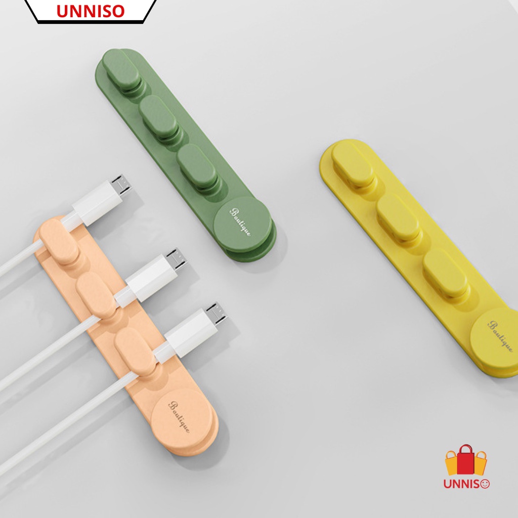 UNNISO - Hanger Klip Cable Organizer Multifungsi