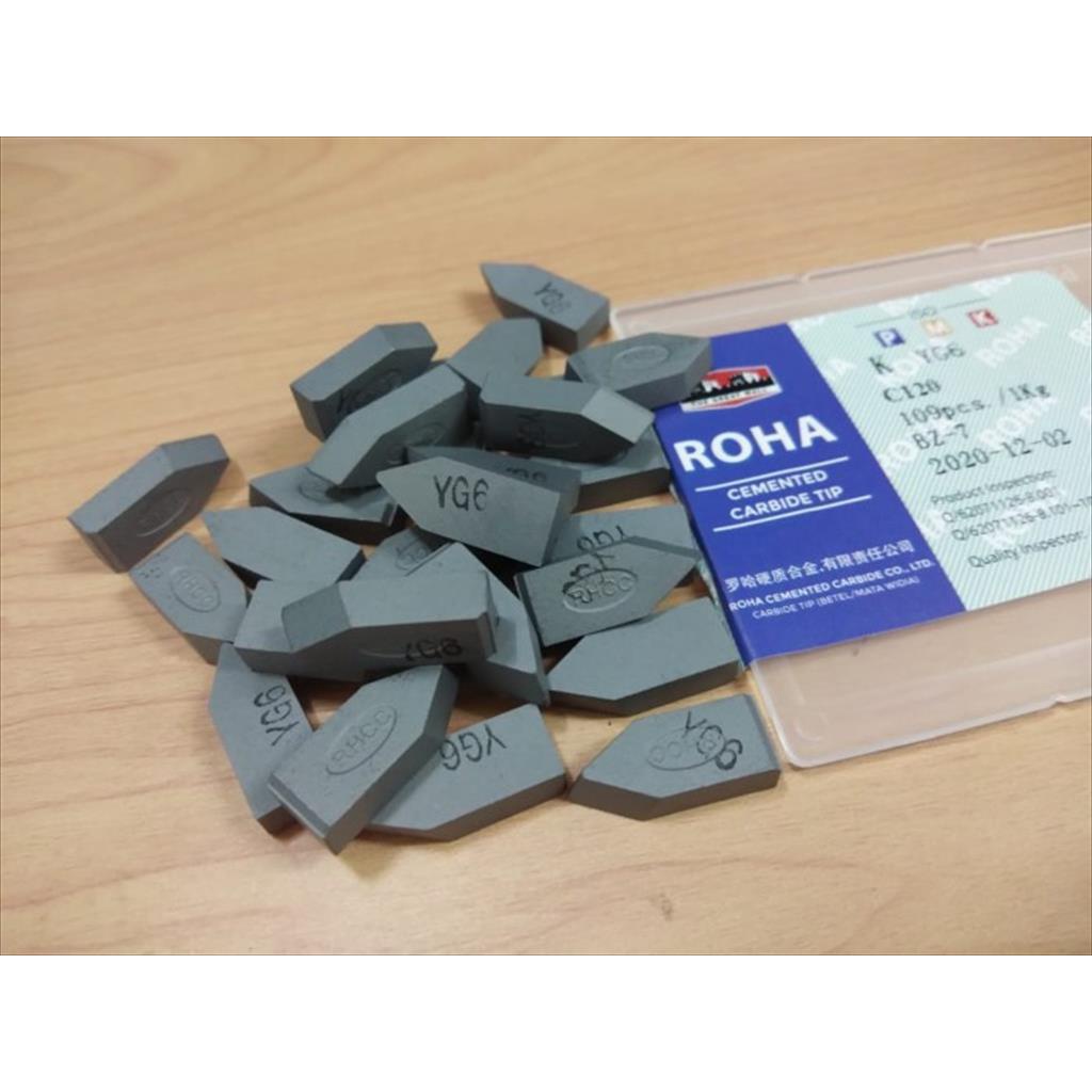 C120 | C 120 | YG6 Insert Mata Pisau Bubut | Pahat Bubut Widia BAGUS SUJ