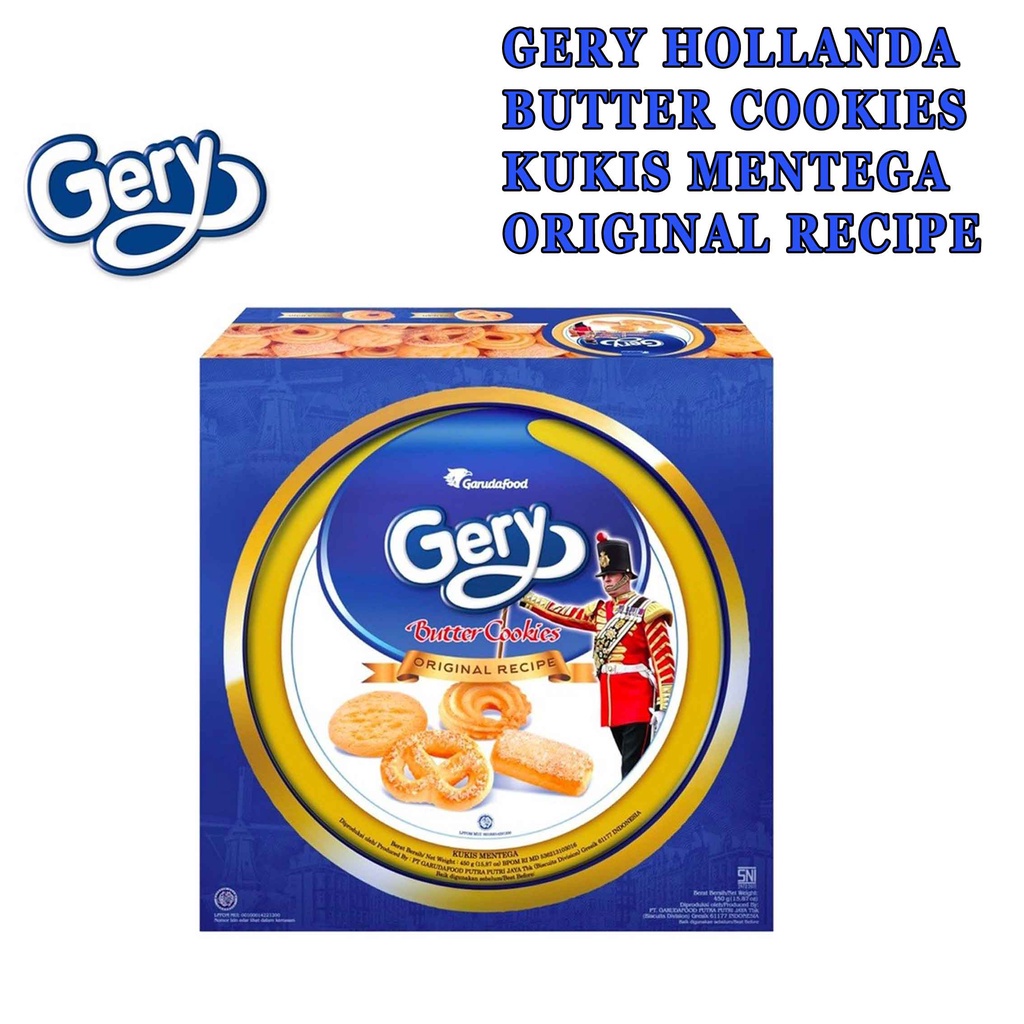 Gery Cookies Butter* Gery Hollanda* Butter Cookies 450g