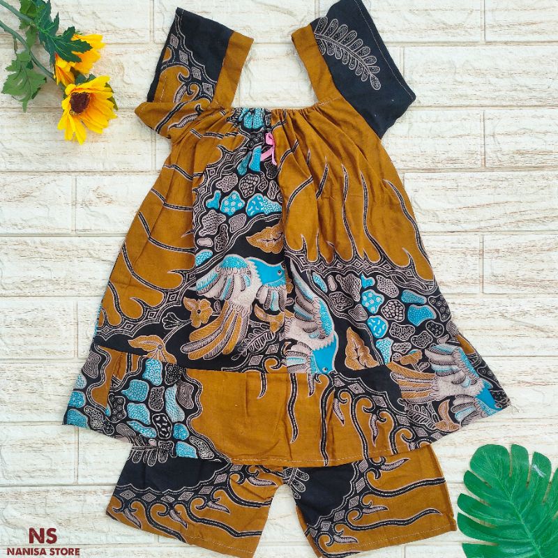 SETELAN BATIK AUREL setelan anak 4 5 tahun grosir baju batik solo