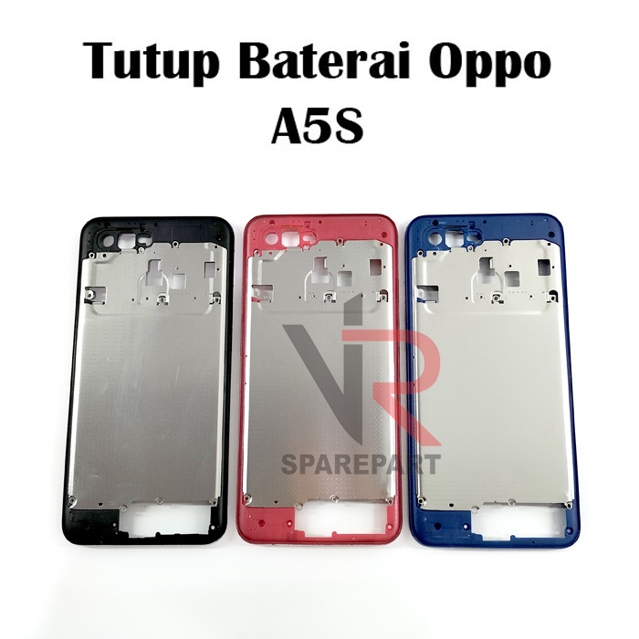 TUTUP BATERAI OPPO A5S / TUTUP MESIN / BATRE