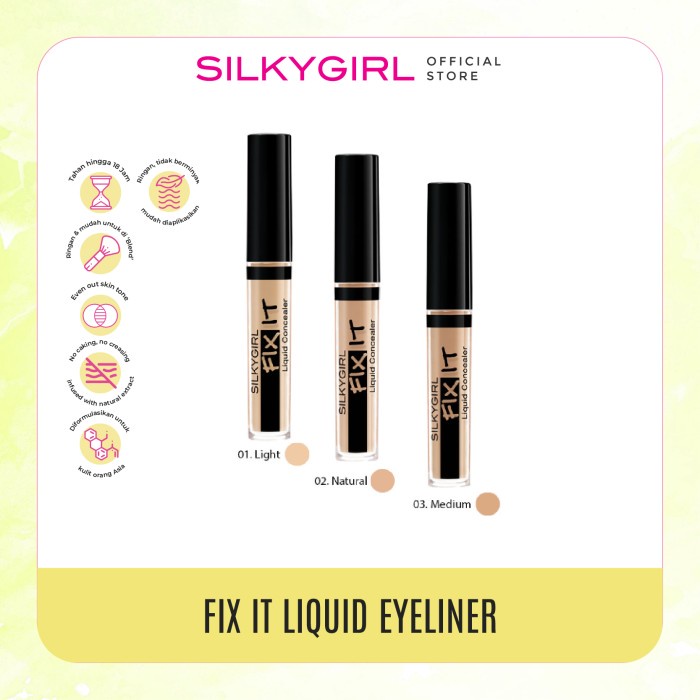 SILKYGIRL Fix It Liquid Concealer 02 Natural
