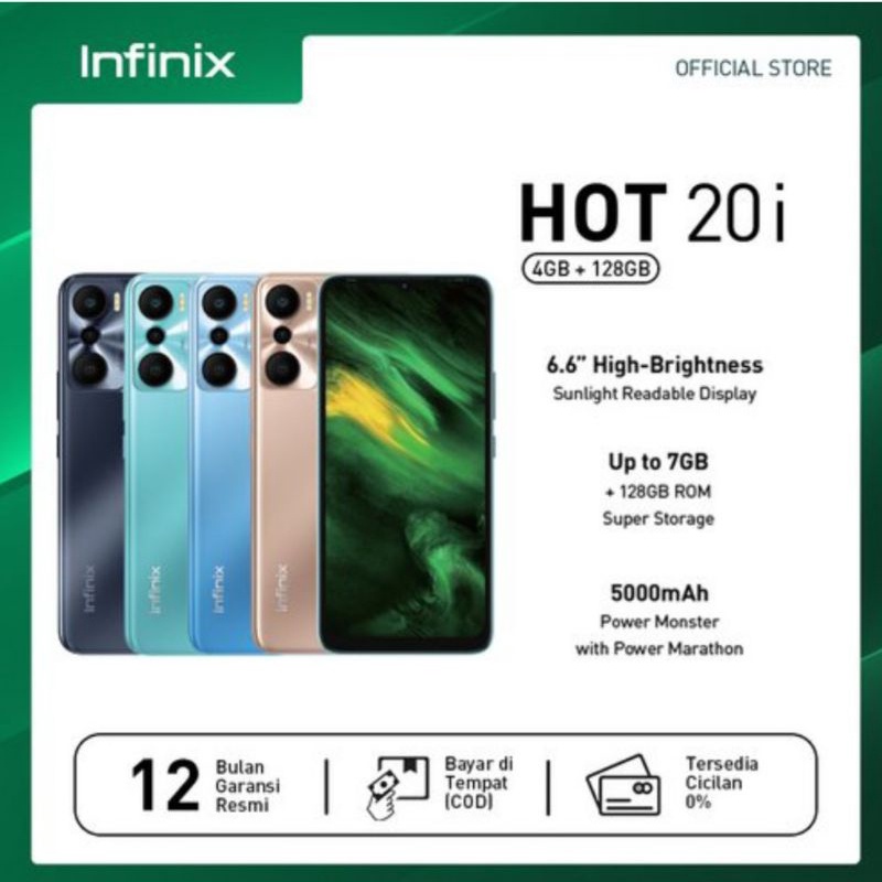 Infinix Hot 20i 4/128 New