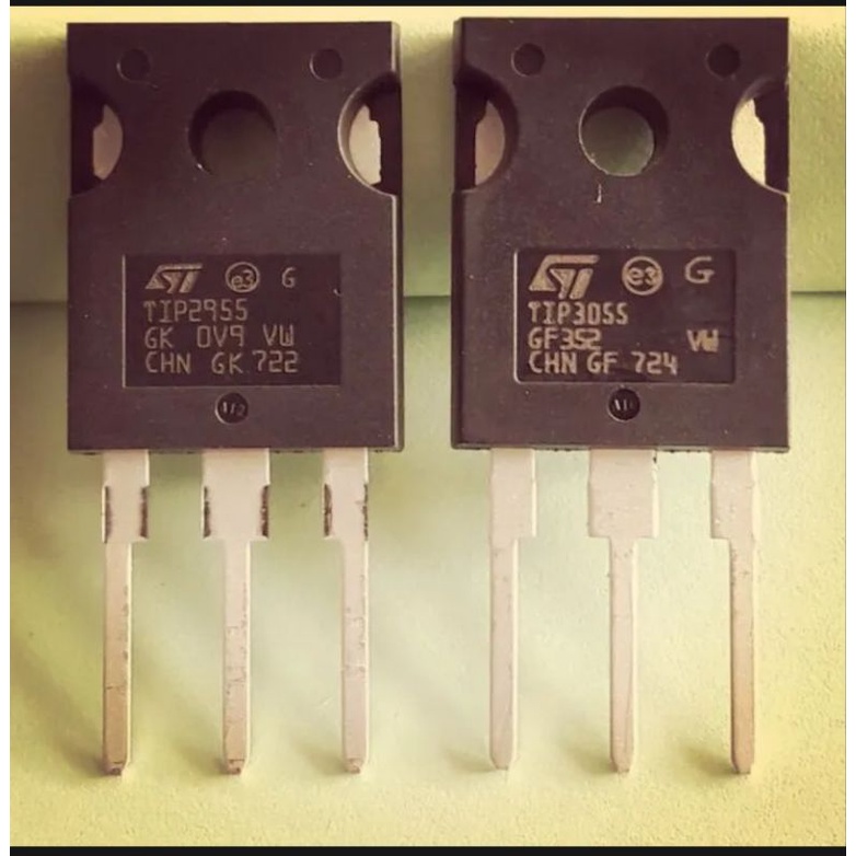 TRANSISTOR TIP 3055/TIP 2955 ORIGINAL