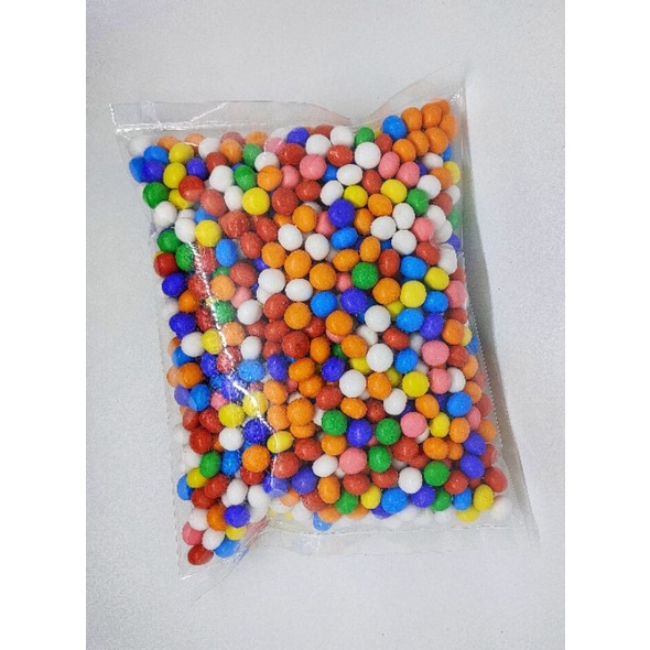 

Bola coklat Biskuit Pelangi Warna Warni kemasan 250gr