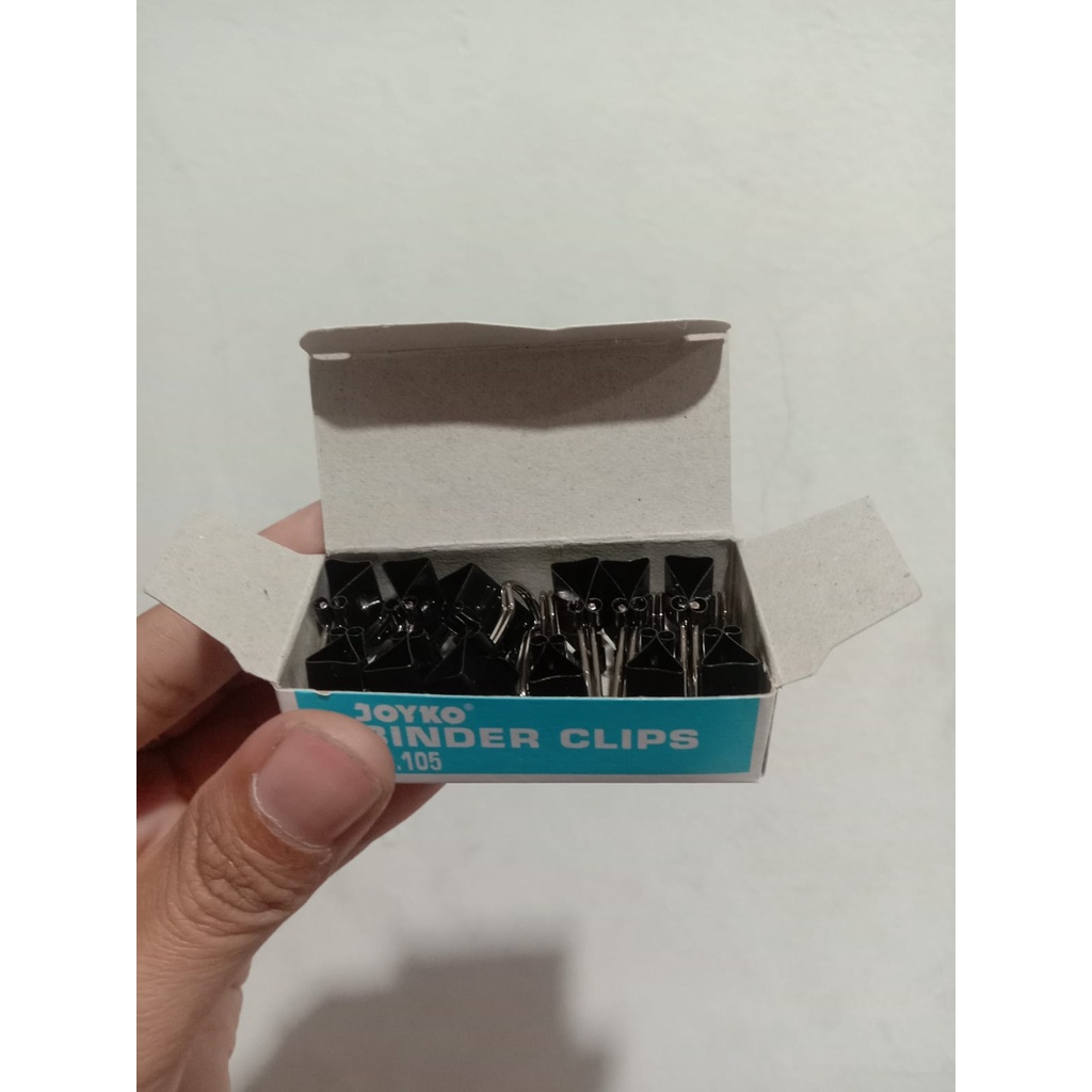 Binder clips JOYKO / Binder Clips No. 105 15 mm / Penjepit Kertas