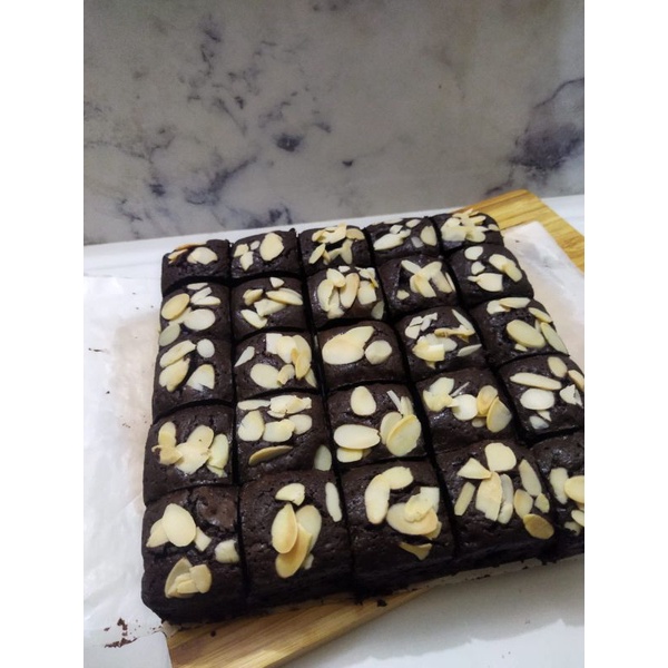 

Brownies Almond Sweetnyah