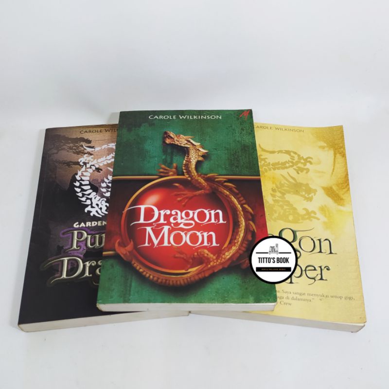 NOVEL DRAGON KEEPER, DRAGON MOON,  PURPLE  -  CAROLE WILKINSON