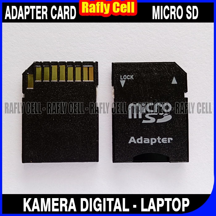 Adapter Tempat Kartu Memory HP MicroSD Alat Converter Buat Memori Kamera Digital Camera CANON SONY D
