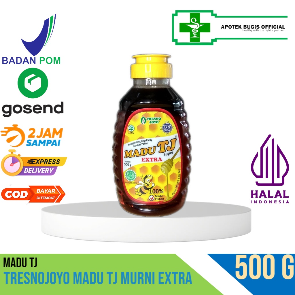 Tresnojoyo madu tj murni Extra 500gr - Madu Murni Extra Size