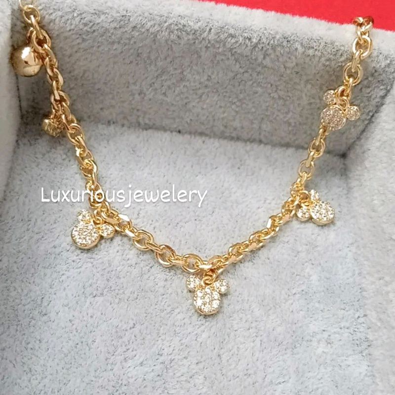 Gelang tangan rantai mik! premium
