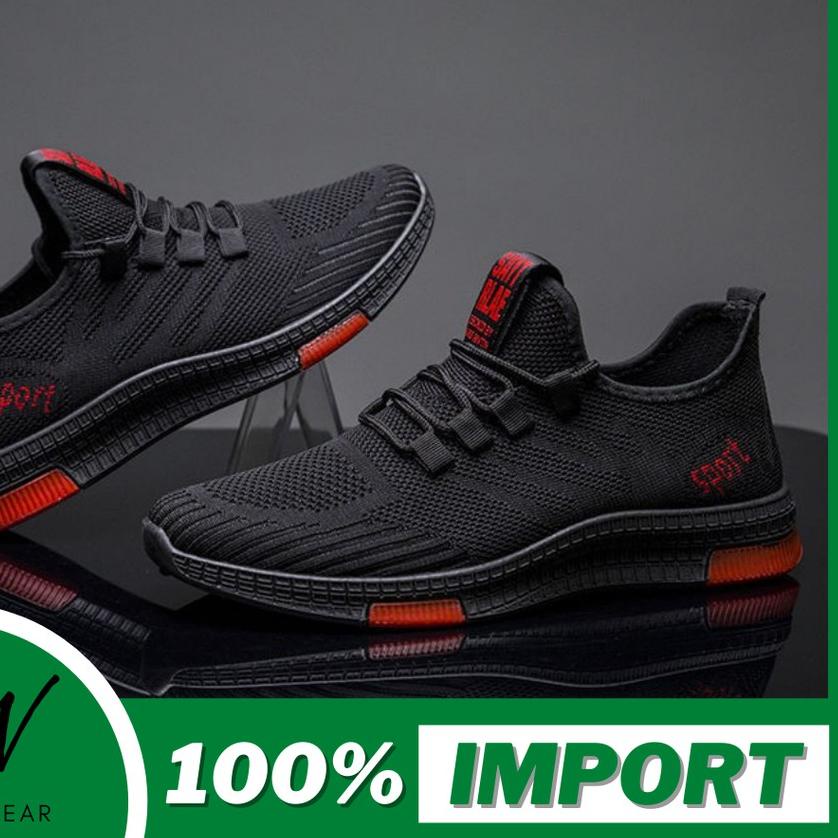Promo✔️Sepatu Olahraga Running Pria Lari Keren Sepatu Sneakers Kets Pria Original 100% Import Fearle