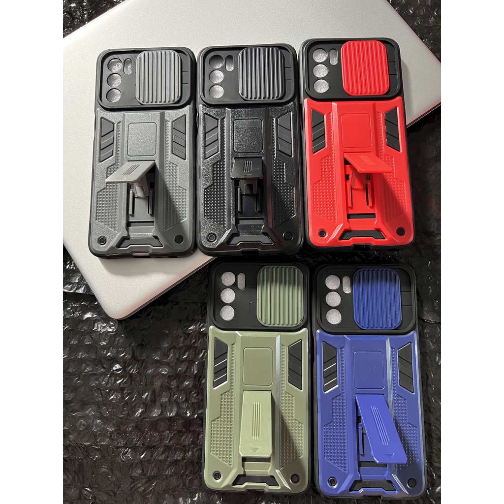 Case Spigen Phantom Robot Slide Camera Samsung A22 M22 A23 A32 4G J2 Grand J7 Prime A04 A04e 4G 5G I