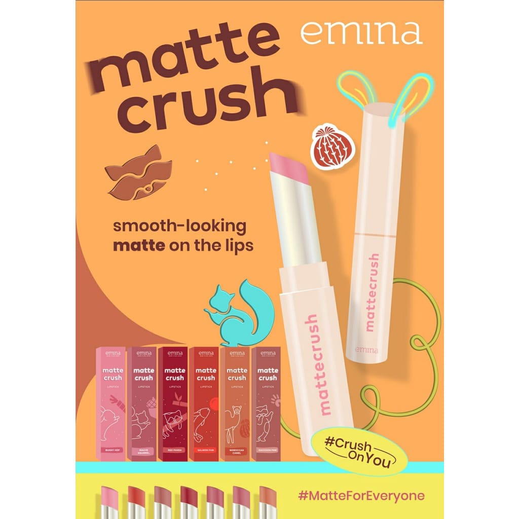 Emina Matte Crush Lipstick