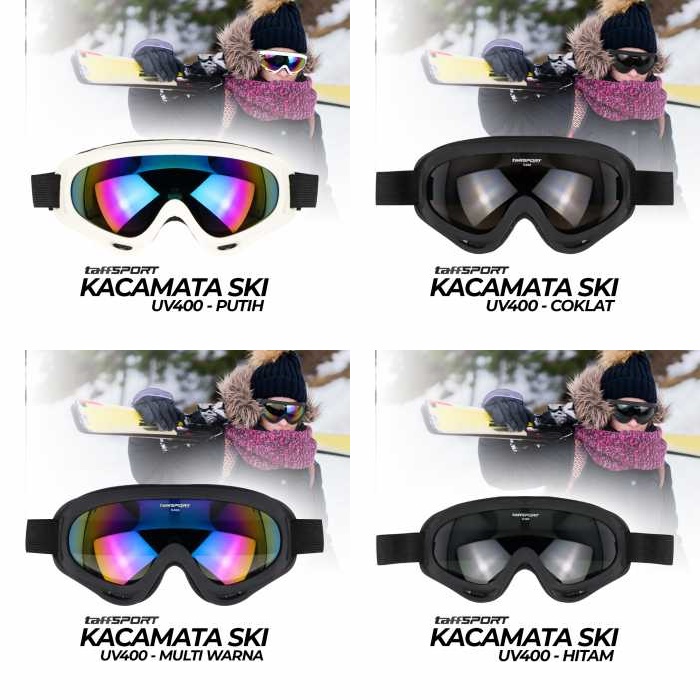 Kacamata Goggles Ski UV400 - X400