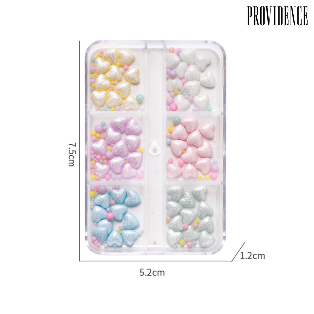 Providence 1kotak Nail Art Busur Tidak Jatuh Tiga Dimensi Glitter Tidak Luntur DIY Resin Musim Gugur Musim Dingin Kawaii Ikatan Simpul Nail Art Pesona Salon Kuku Pasokan