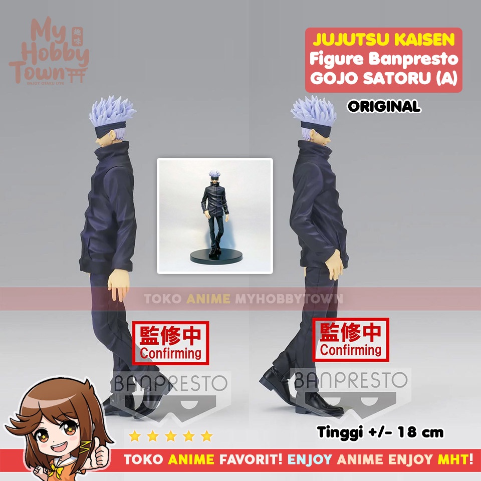 Figure Anime Original Jujutsu Kaisen Banpresto Gojo Satoru Standing