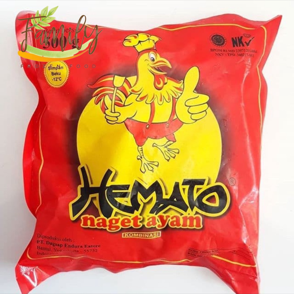 

Hemato Naget Ayam 500gr Frozen Food Grosir