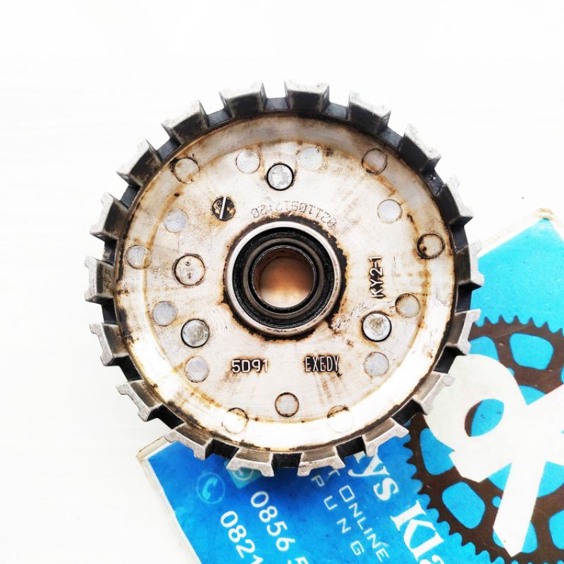 mangkuk rumah kampas kopling gigi gear gir sekunder skunder vega zr mata 81T original second