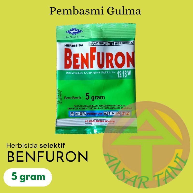 Herbisida Sistemik Selektif BENFURON 5 gram