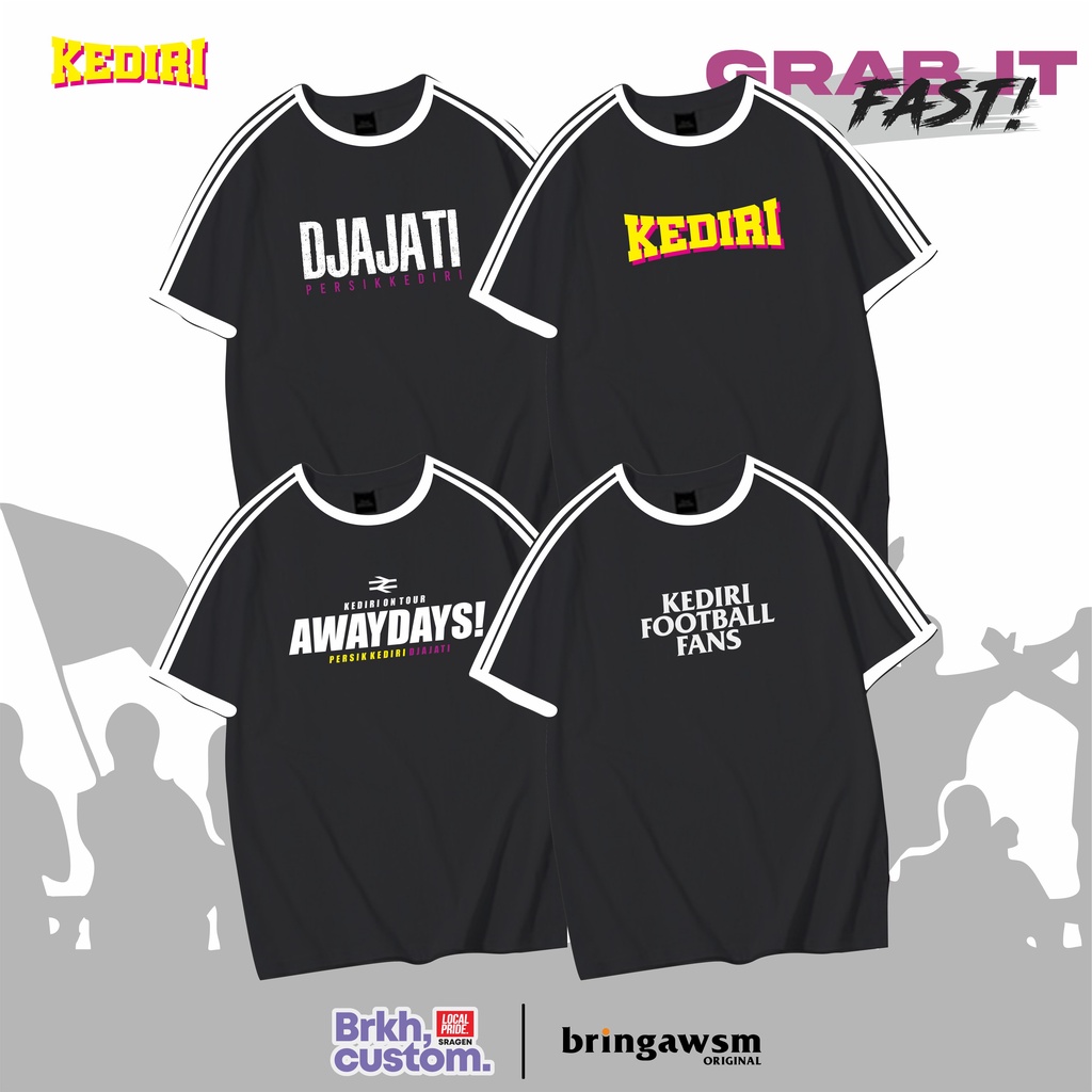 Kaos suporter persik kediri kaos persik kediri casual