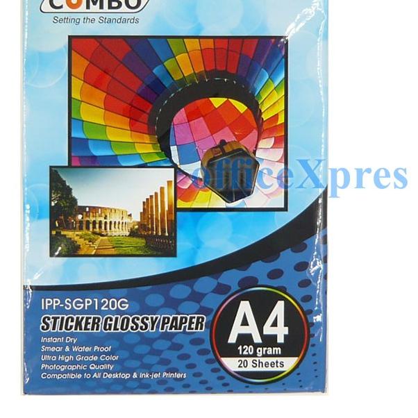 

Terlaris Sticker Glossy Photo Paper / Kertas Foto A4 120 gr Combo murah