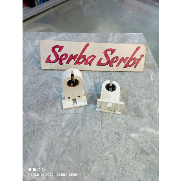 (FITTING TL T8 /PASANG) Fitting lampu TL T8 neon led sepasang 2pcs