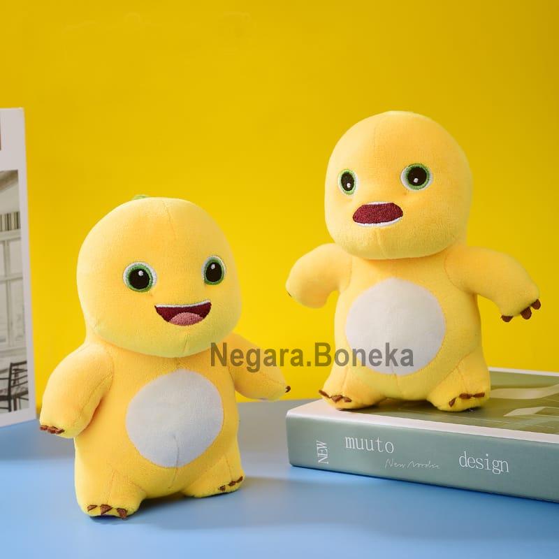Boneka Naloong Dino Kuning Yellow Halus Lembut