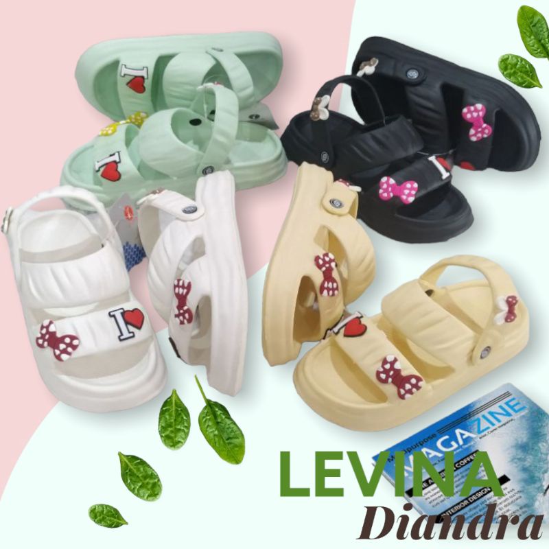SANDAL SELOP KARET WANITA KEKINIAN EVA JIBBITZ TALI GS633(36-40)