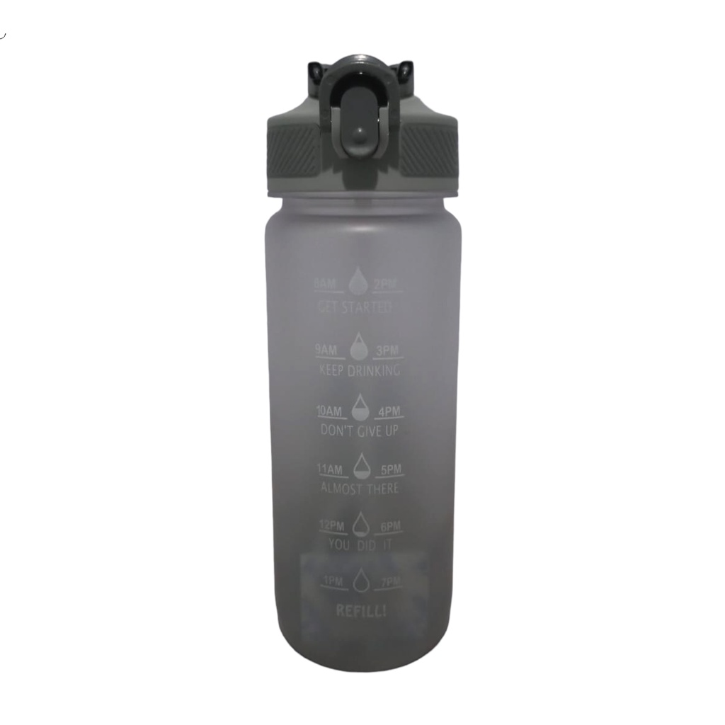 TOKO21GROSIR -- BOTOL MINUM MOTIVASI 700ML WARNA SOFT DOFF KODE ZY 1826