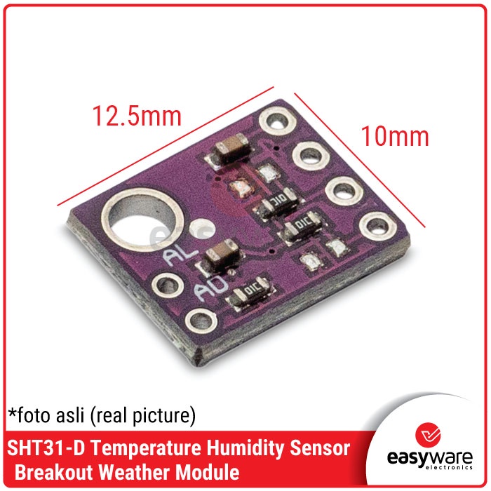 SHT31-D SHT31 Temperature Humidity Sensor Breakout Weather Module