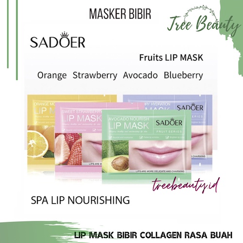 Masker Bibir Bio Lip Collagen Nourish Mask BQ008