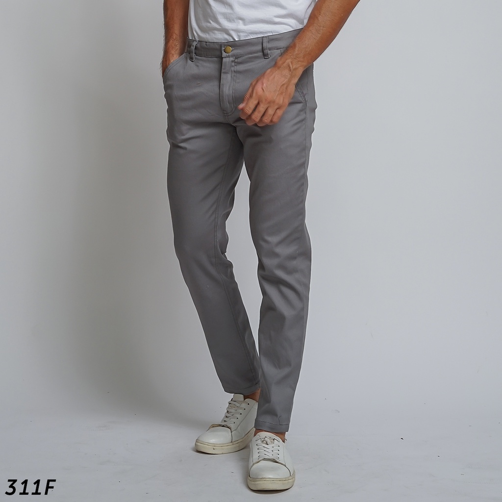 HSRM Celana Gaffi Long Chino Light Grey 311 F