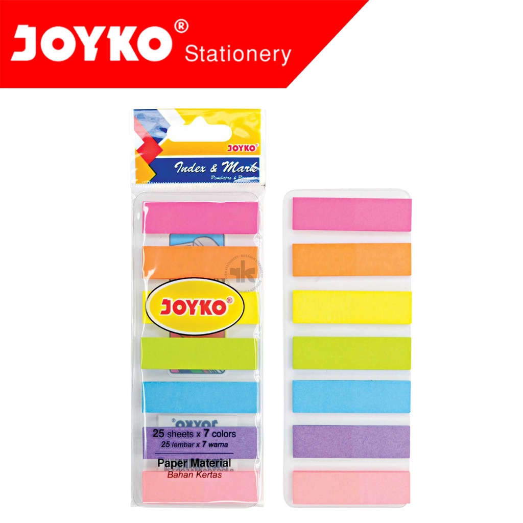 

Joyko Index Kertas IM-32 (Kotak) 25lbr x 7 Warna