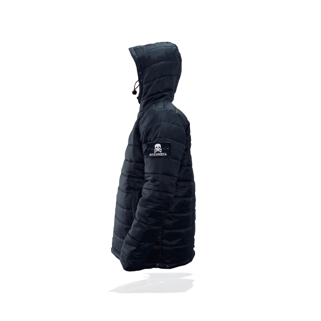 Bitsnbobs76 Puffer Jacket Void Black